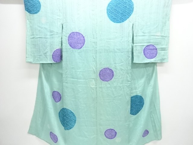 Japanese Kimono / Chirimen Kinsha Silk